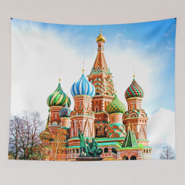 Item preview, Moscow Russia Red Square Basilica Color designed and sold by jalanphoto.