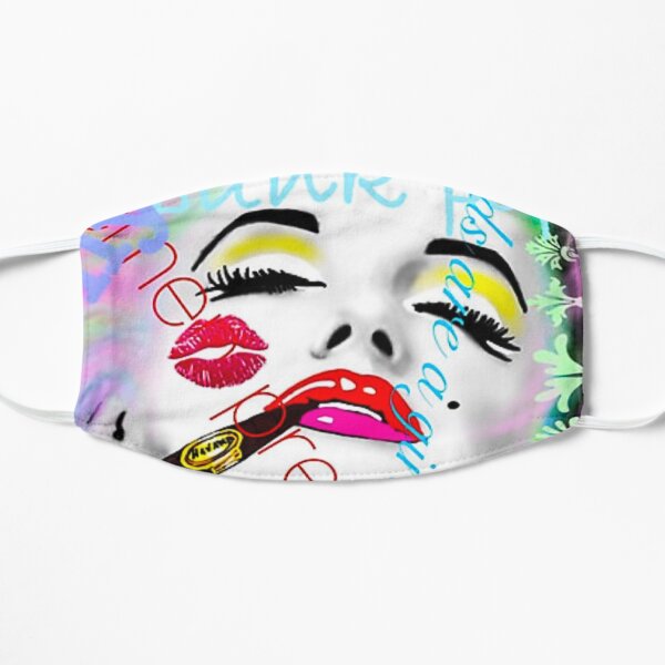 Marilyn Monroe with graffiti Mask