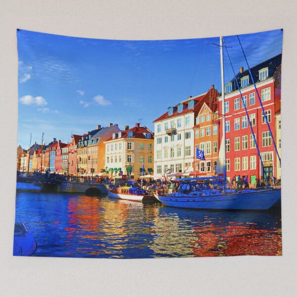 Item preview, Copenhagen Denmark Nyhavn Europe Color designed and sold by jalanphoto.