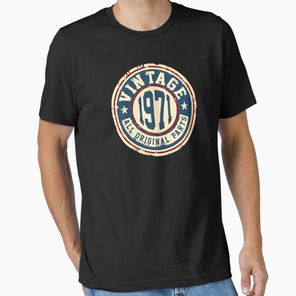 Item preview, Vintage 1971 All Original Parts T Shirt - Awesome Hipster T-Shirt designed and sold by 92WEAR.