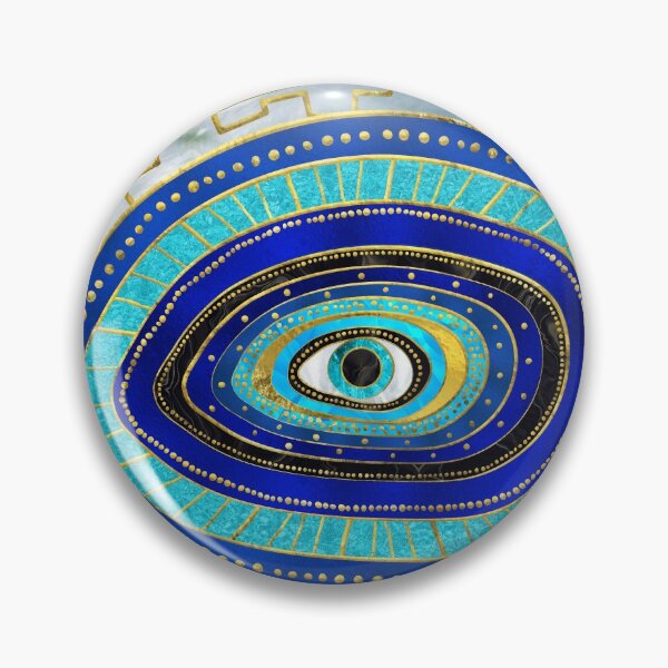 Item preview, Evil Eye Amulet Ornament designed and sold by k9printart.