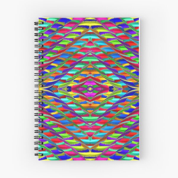 Item preview, Rainbow 3D Geometric Psychedelic Pattern designed and sold by RiaBubble.