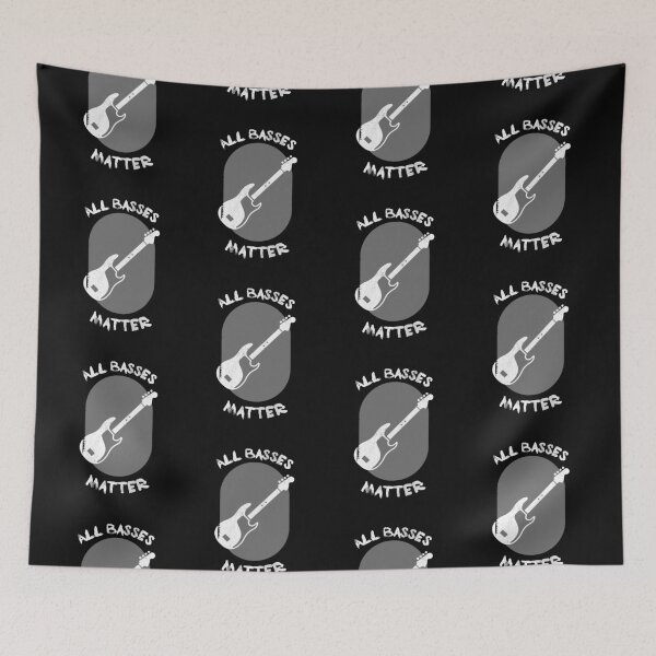 Item preview, All Basses Matter. Black and White. Funny designed and sold by shirtdan.
