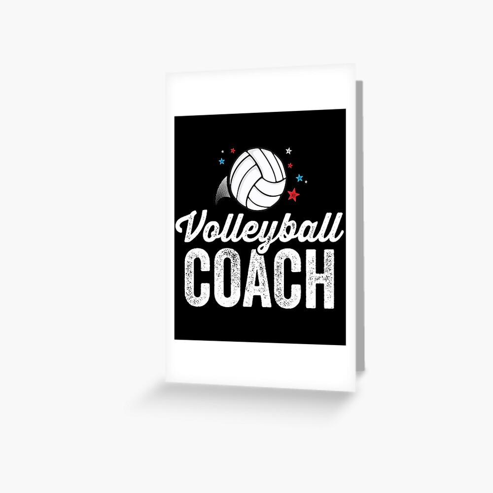 "Volleyball Coach TShirt for Women Appreciation Gift Coach" Greeting