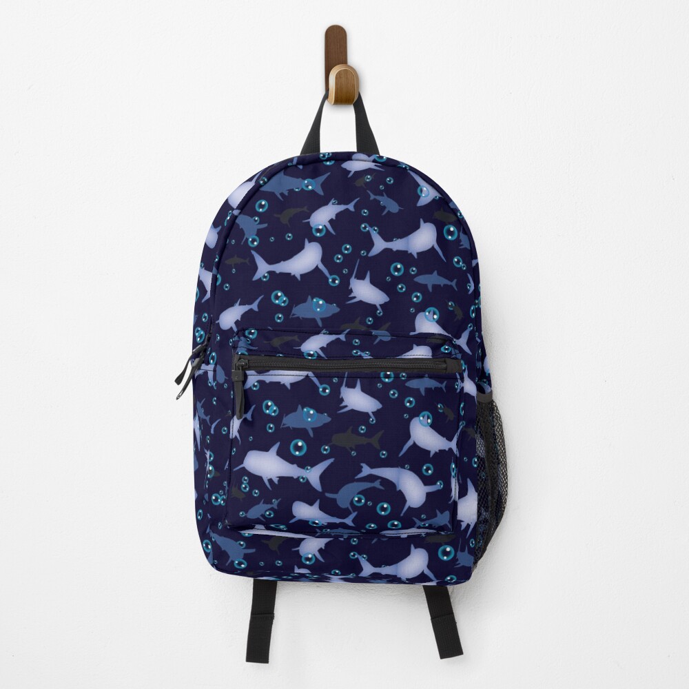 Shark Pattern Backpack