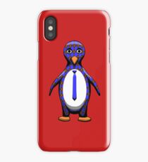 Argyle Penguin iPhone Case