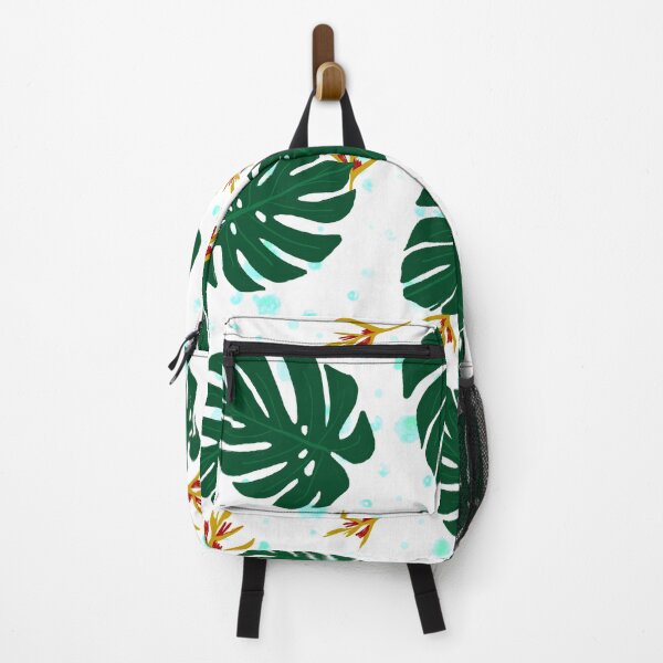 Item preview, Tropical leaves and flowers pattern designed and sold by artisau.