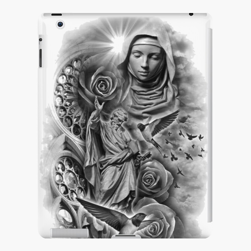 60+ Divine Virgin Mary Tattoo Designs | Mens body tattoos, Mary tattoo,  Sleeve tattoos