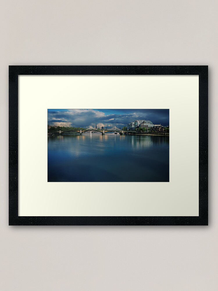 Alternate view of Battersea Bridge Framed Art Print