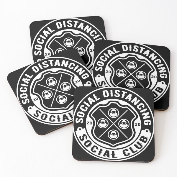 Item preview, Social Distancing Social Club Logo - Black designed and sold by Wizzles Emporium.
