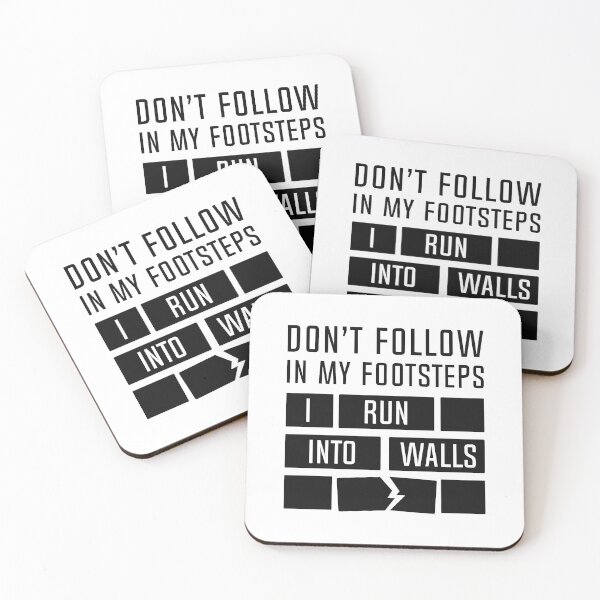 Item preview, I Run Into Walls designed and sold by LuckyFoxDesigns.