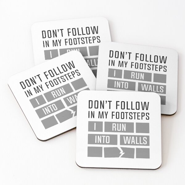 Item preview, I Run Into Walls designed and sold by LuckyFoxDesigns.