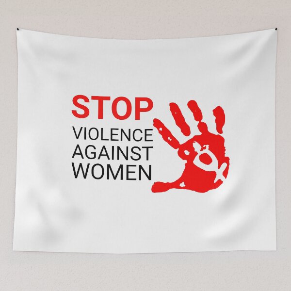 Item preview, violence against women designed and sold by TopDesignArt.