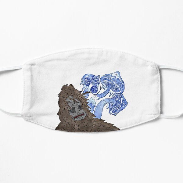 Blue Mean-Eyes Sassy Mike Nolan Big Lez Show Flat Mask