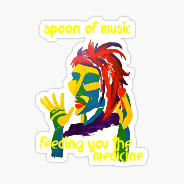 Spoon of music Sticker