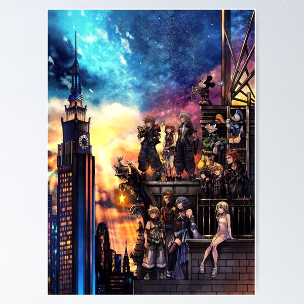 Item preview, Kingdom Hearts 3 Cover designed and sold by maskedmagician.