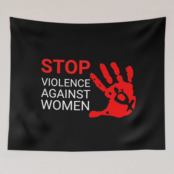 Item preview, violence against women designed and sold by TopDesignArt.