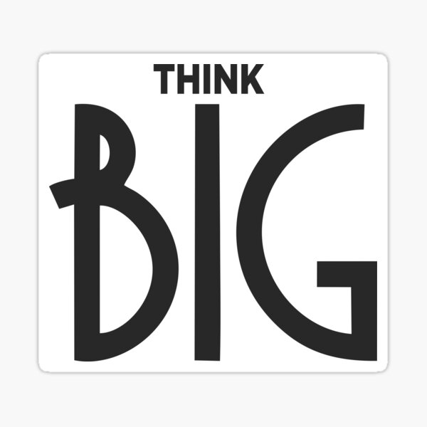 Item preview, Think Big designed and sold by Dhanista.