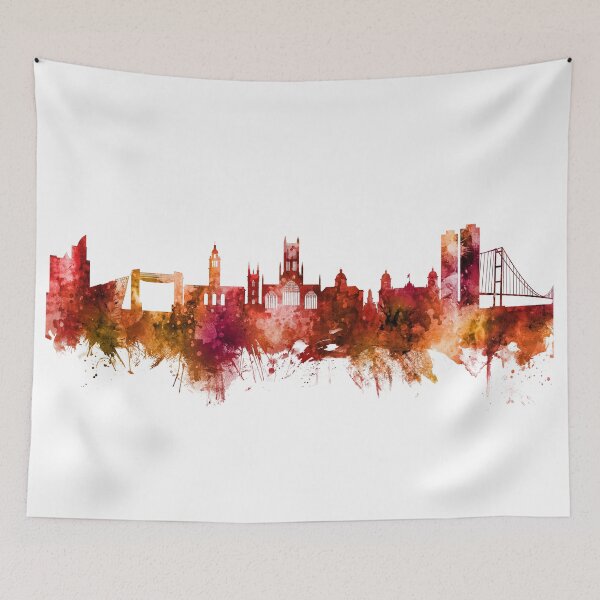 Item preview, Kingston upon Hull England Skyline designed and sold by ArtPrints.