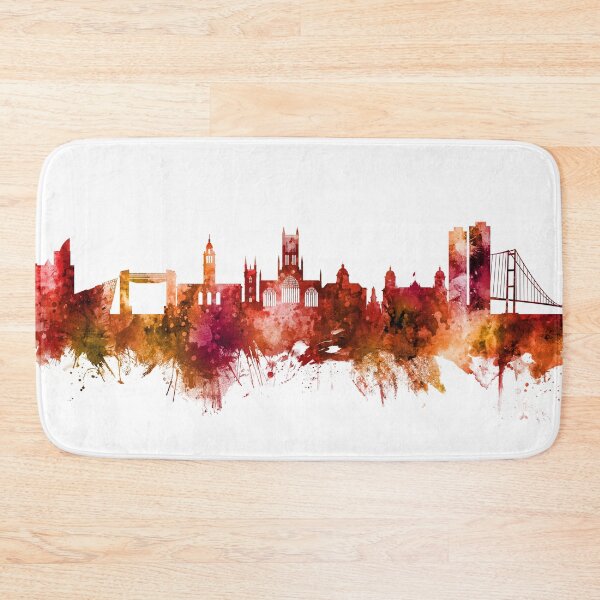 Item preview, Kingston upon Hull England Skyline designed and sold by ArtPrints.