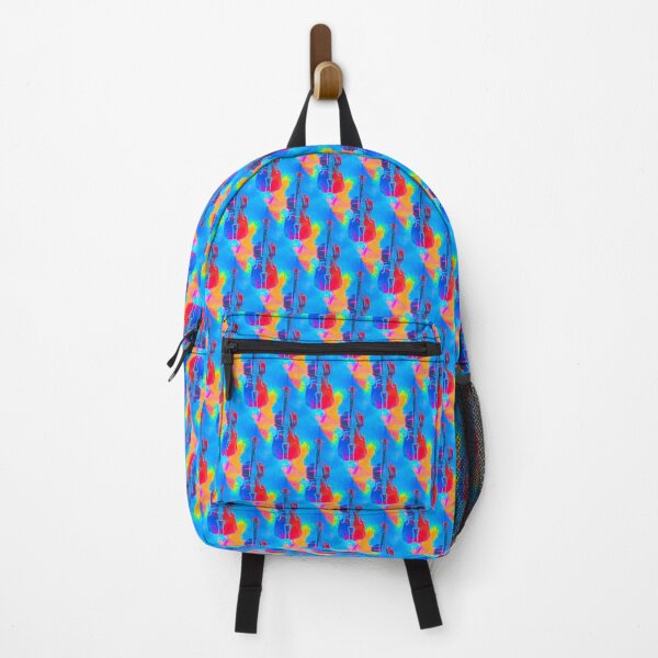 Violins with a blue background Backpack