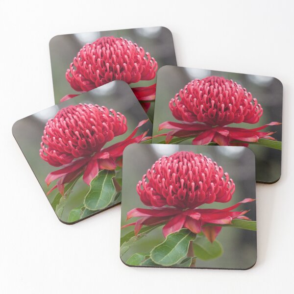 Item preview, A Crimson Beauty (Telopea speciosissima) designed and sold by AlienMind.