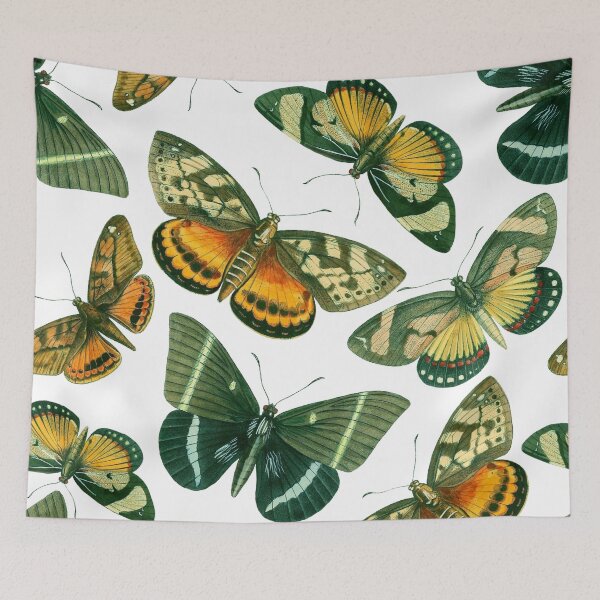 Item preview, Colorful butterflies pattern designed and sold by GoDesign1.