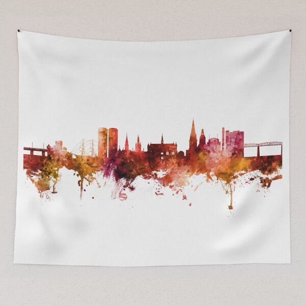 Item preview, Dundee Scotland Skyline designed and sold by ArtPrints.