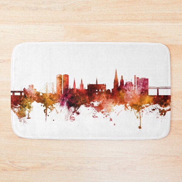 Item preview, Dundee Scotland Skyline designed and sold by ArtPrints.