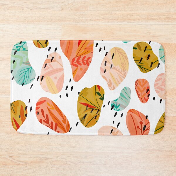 Item preview, Colorful organic shapes pattern designed and sold by GoDesign1.