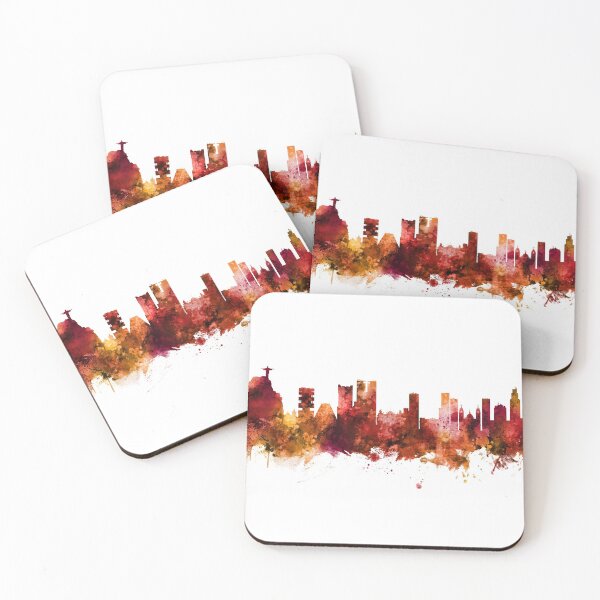 Item preview, Rio de Janeiro Brazil Skyline designed and sold by ArtPrints.