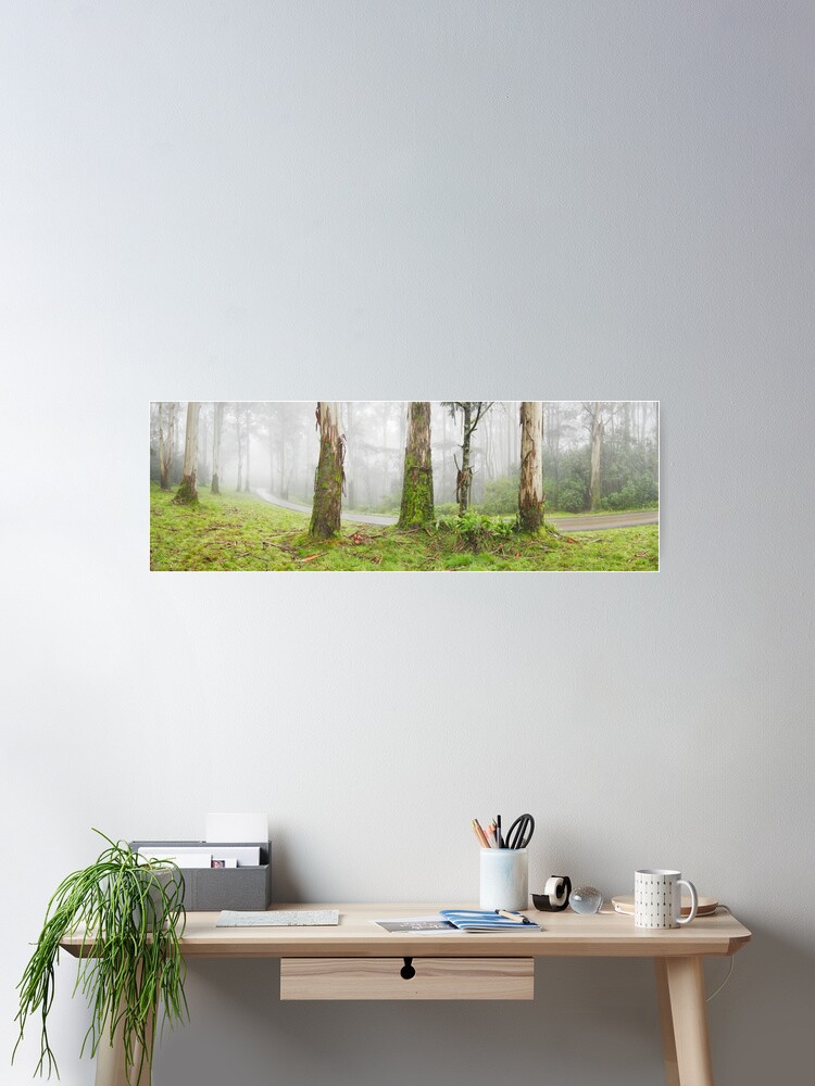 Thumbnail 2 of 3, Poster, Road to Mt Macedon, Victoria, Australia designed and sold by Chockstone.