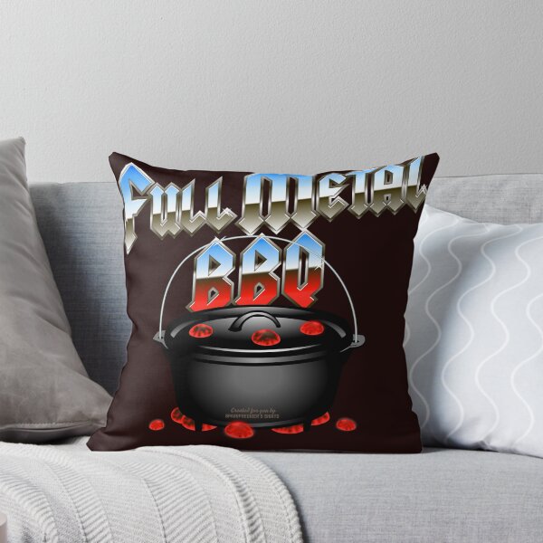 Item preview, Dutch Oven T-Shirt Full Metal BBQ designed and sold by Spassprediger.