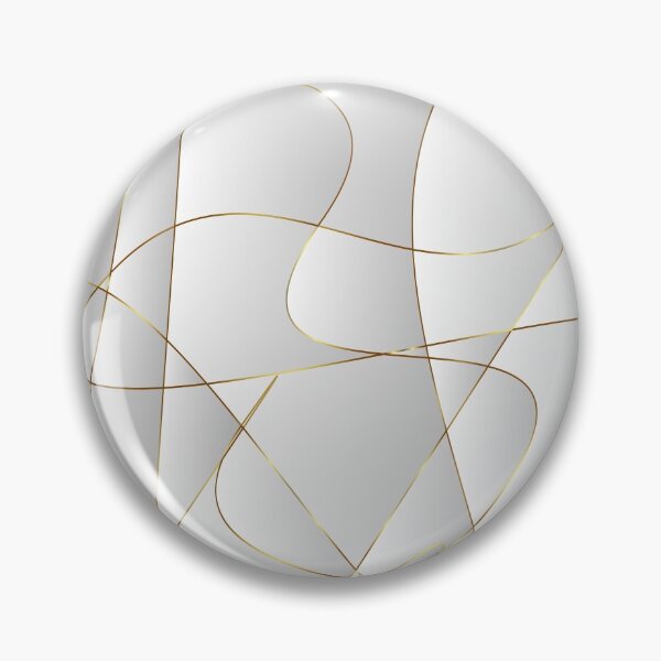 Item preview, Gold abstract lines on a white background designed and sold by GoDesign1.