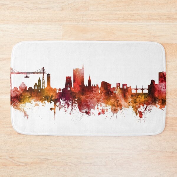 Item preview, Newport Wales Skyline designed and sold by ArtPrints.
