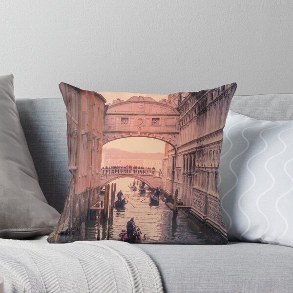 Item preview, Venice gondoliers row under the Bridge of Sighs designed and sold by Retro Futurist.