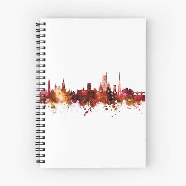 Item preview, Worcester England Skyline designed and sold by ArtPrints.