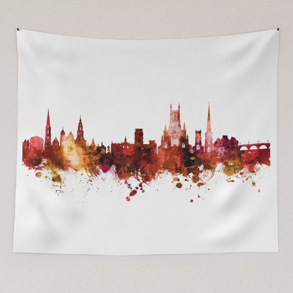 Item preview, Worcester England Skyline designed and sold by ArtPrints.