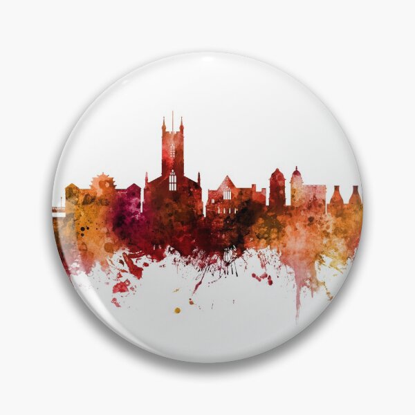 Item preview, Stoke-on-Trent England Skyline designed and sold by ArtPrints.