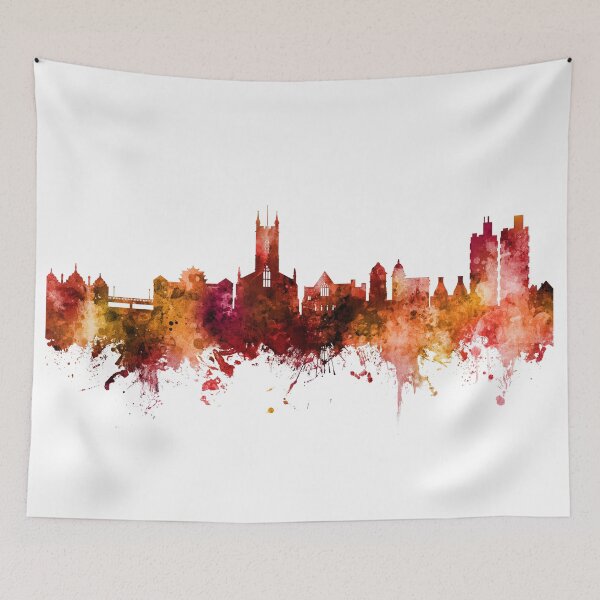 Item preview, Stoke-on-Trent England Skyline designed and sold by ArtPrints.