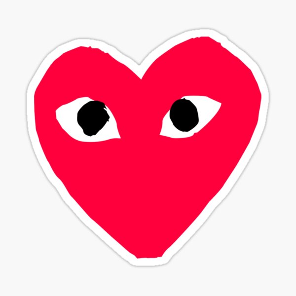 comme des garcons sticker