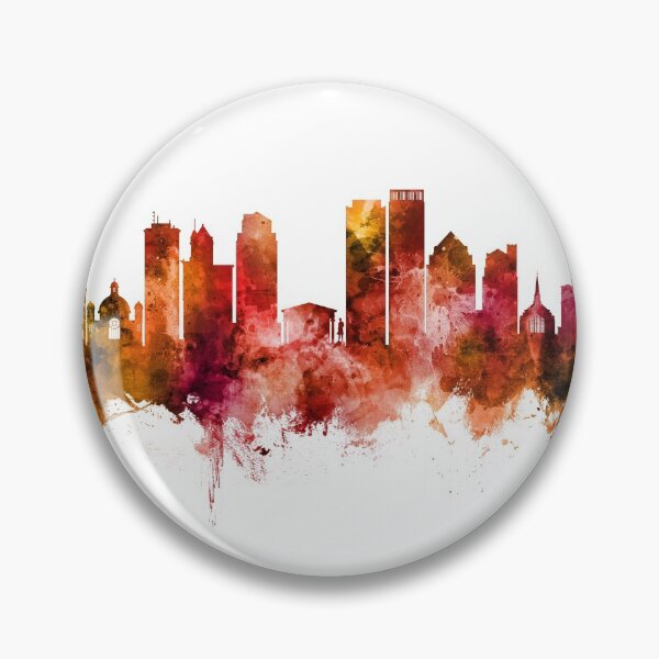 Artikelvorschau, Dayton Ohio Skyline entworfen und verkauft von ArtPrints.