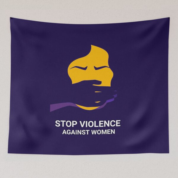 Item preview, violence against women designed and sold by TopDesignArt.