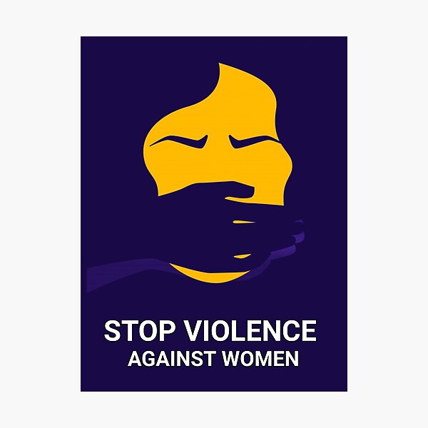 Item preview, violence against women designed and sold by TopDesignArt.