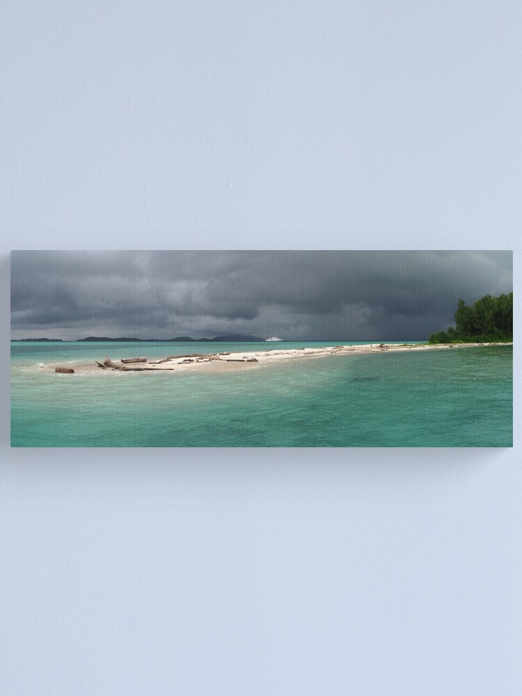 Alternate view of Squall at Hermit Atoll II Canvas Print