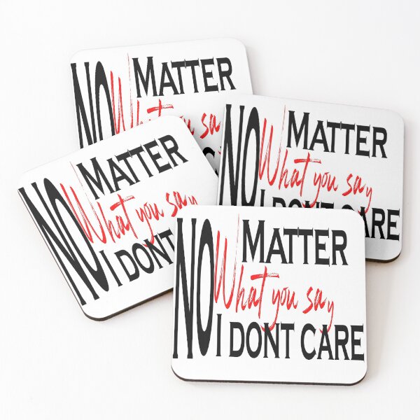 Item preview, I Don't Care T-Shirt designed and sold by YAHIA-14.