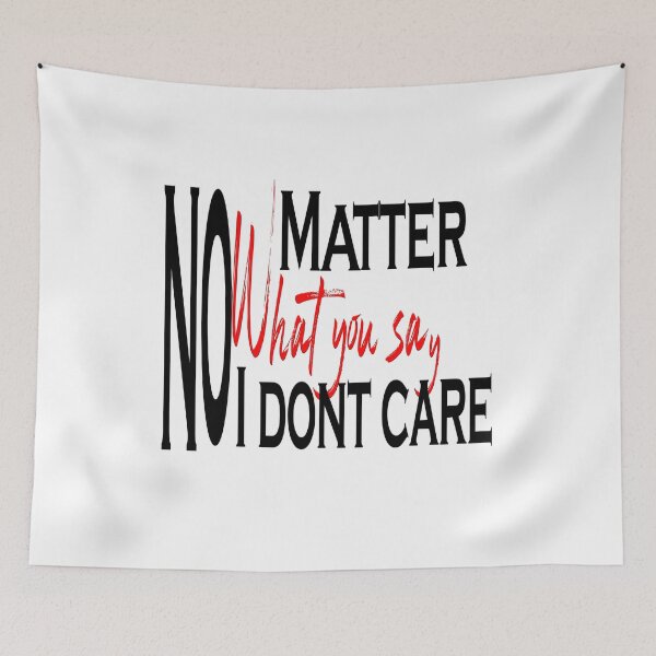 Item preview, I Don't Care T-Shirt designed and sold by YAHIA-14.