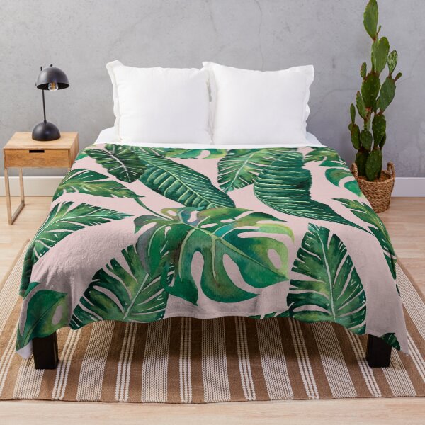 Item preview, Jungle Leaves, Banana, Monstera Pink designed and sold by Wheimay.