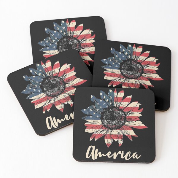 Item preview, Sunflower America Happy Independence Day designed and sold by Stunning-Art.