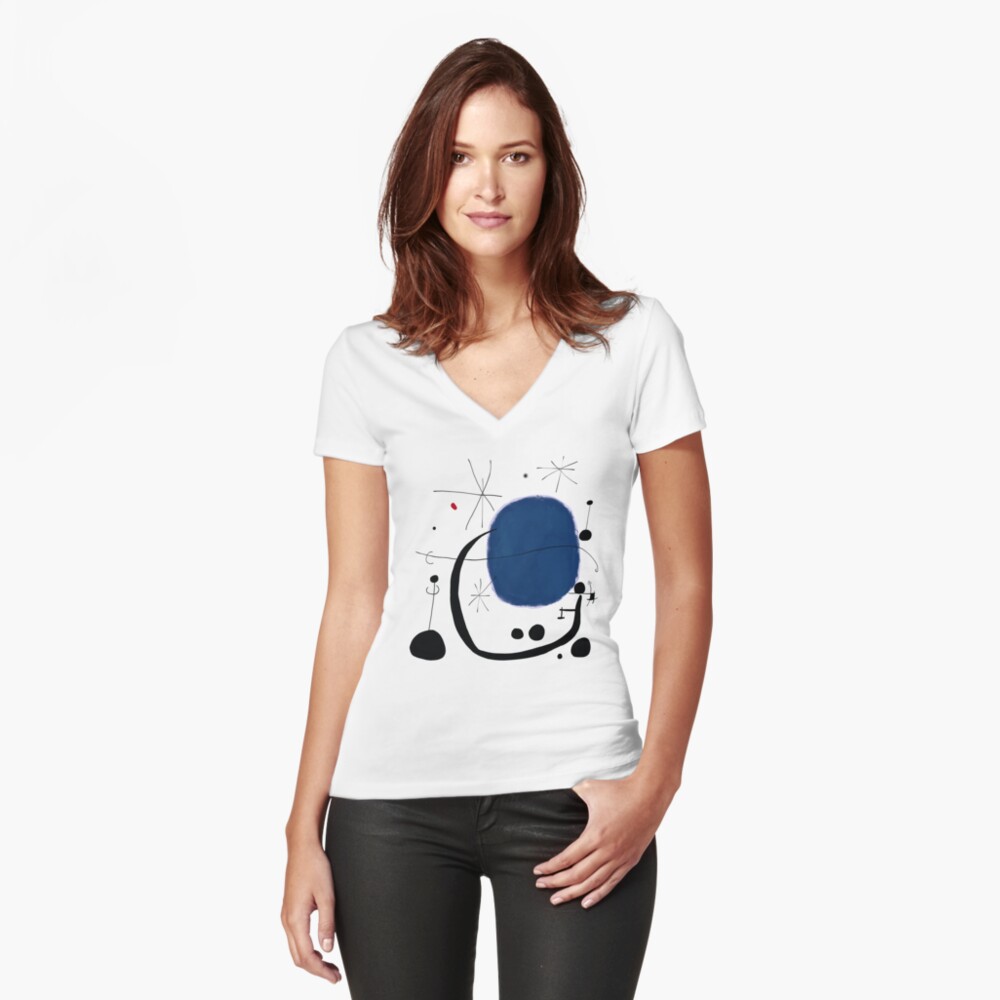 Item preview, Fitted V-Neck T-Shirt designed and sold by ShaMiLaB.